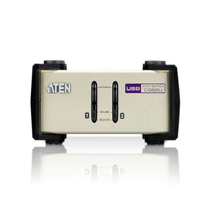 کی وی ام سوئیچ 2 پورت PS/2-USB VGA آتن CS82U - 3