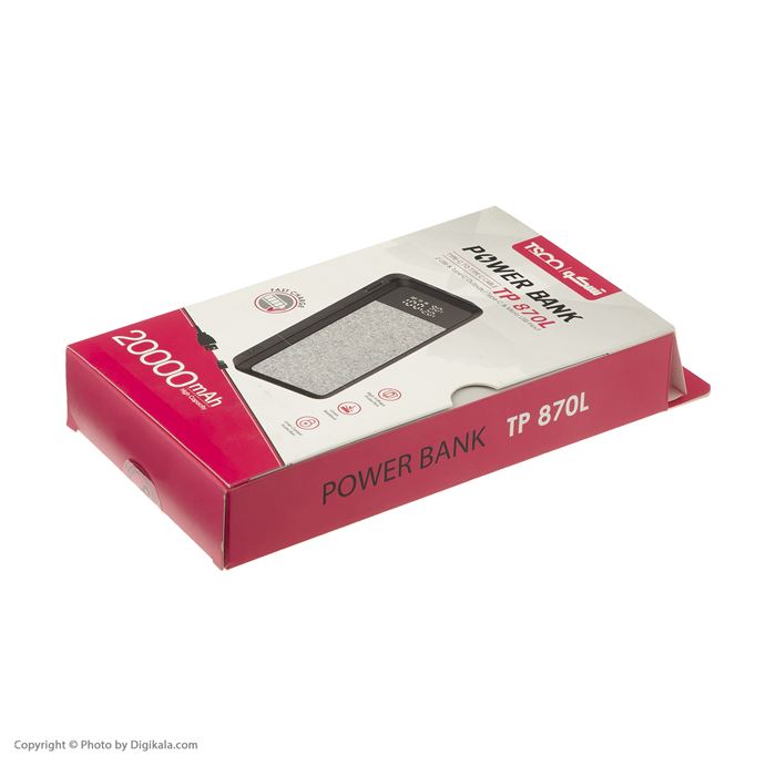 شارژر همراه تسکو مدل TP 870L ظرفیت 20000 میلی آمپر ساعت - 11