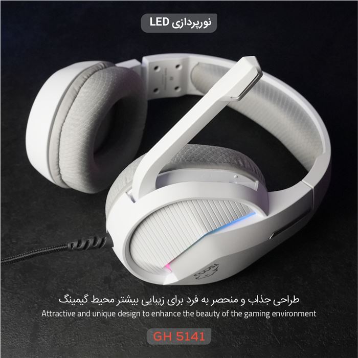 هدست گیمینگ تسکو مدل GH 5141 Zonyx RGB - 3