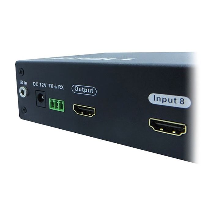 سوئیچ 8 پورت HDMI با قابلیت 3D و رزولوشن 4Kx2K با ریموت کنترل لایمستون LS-HS0801 - 4