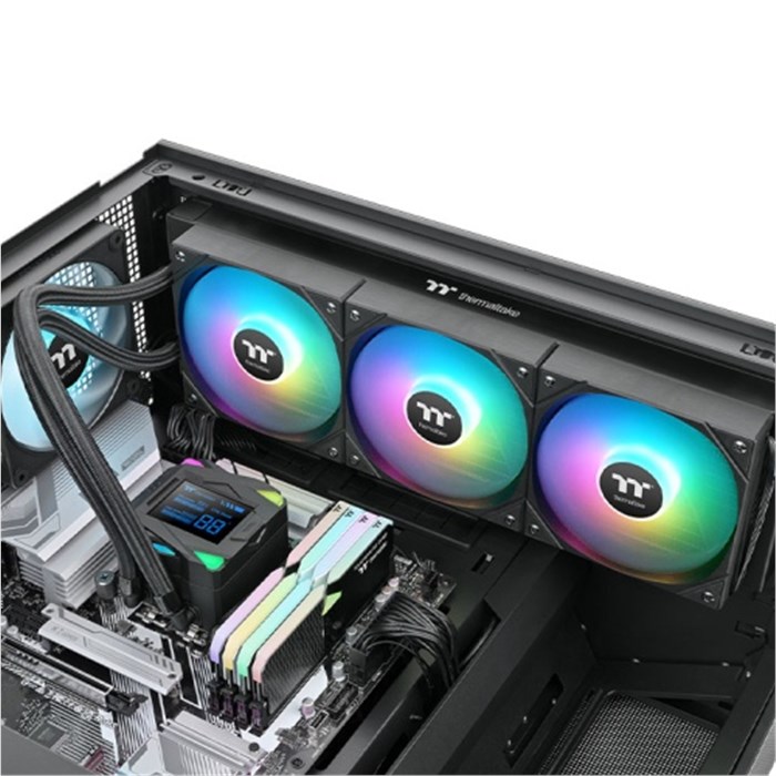 کولر پردازنده LA360-S ARGB Sync AIO Black  - 5