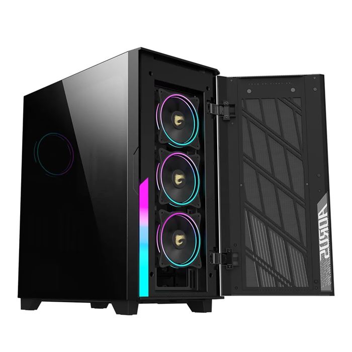 کیس گیمینگ گیگابایت مشکی Case GigaByte Aorus C500 Glass - 3