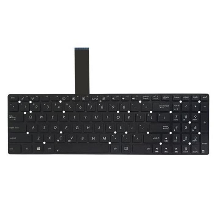 کیبورد لپ تاپ ایسوس K55V مشکی اینترکوچک بدون فریم