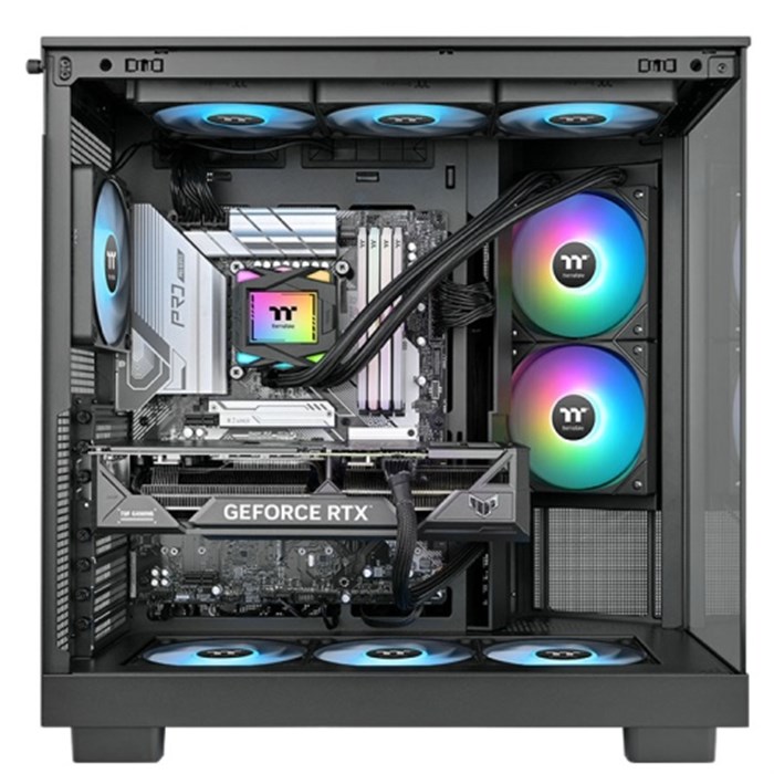 کولر پردازنده LA240 ARGB Sync AIO Black  - 6