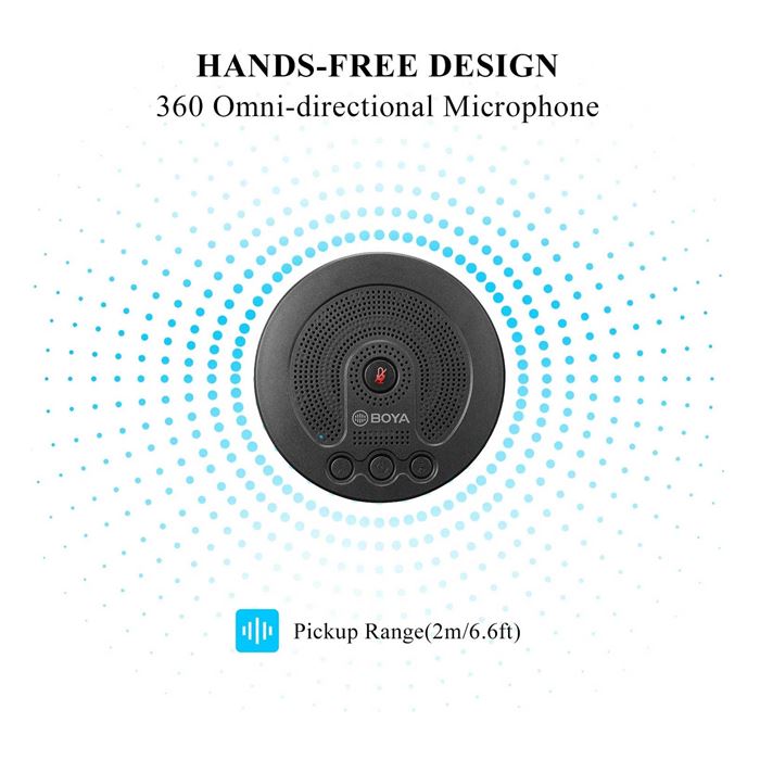میکروفن کنفرانسی و اسپیکر بویا مدل BY-BMM400 - 2