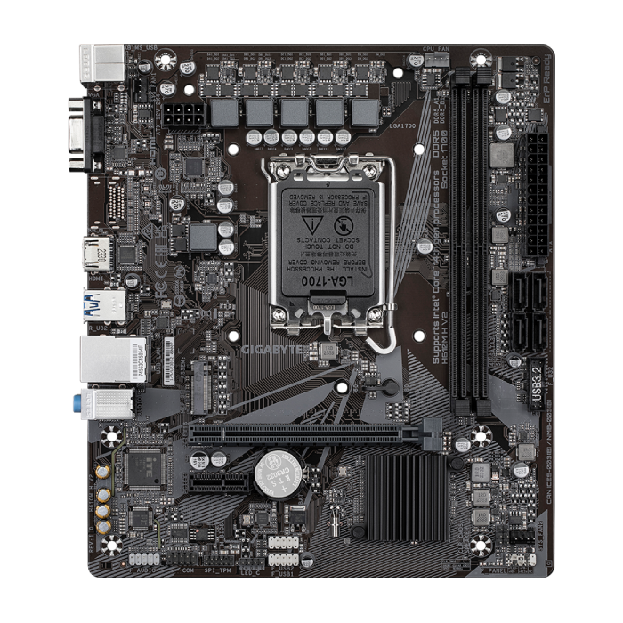 مادربرد گیگابایت مدل H610M-H V2 (rev. 1.0) DDR5 mATX - 2
