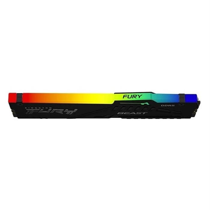رم کینگستون مدل Fury Beast RGB ظرفیت 16 گیگابایت فرکانس 5200 مگاهرتز تک کانال - 3