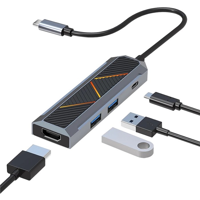 هاب 4 پورت USB ردراگون مدل UCA-4 - 2