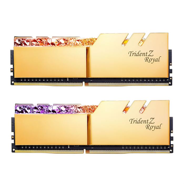 رم جی اسکیل Trident Z Royal Gold 32GB 16GBx2 4400MHz CL17 - 2