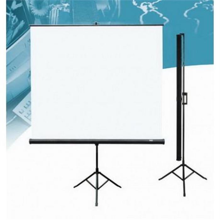 پرده نمایش اسکوپ 150*150  پایه دار  - 4