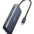ANKER USB 3.0 Type C HUB, 2 Port With 1 HDMI Port + Gigabit LAN + Power Delivery / A-8352