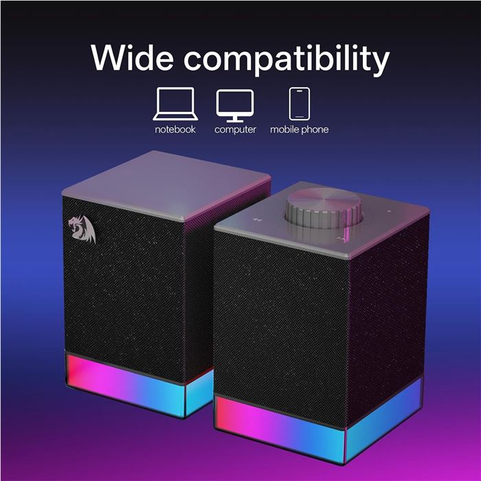 اسپیکر دسکتاپ ردراگون مدل GS517 RGB - 3