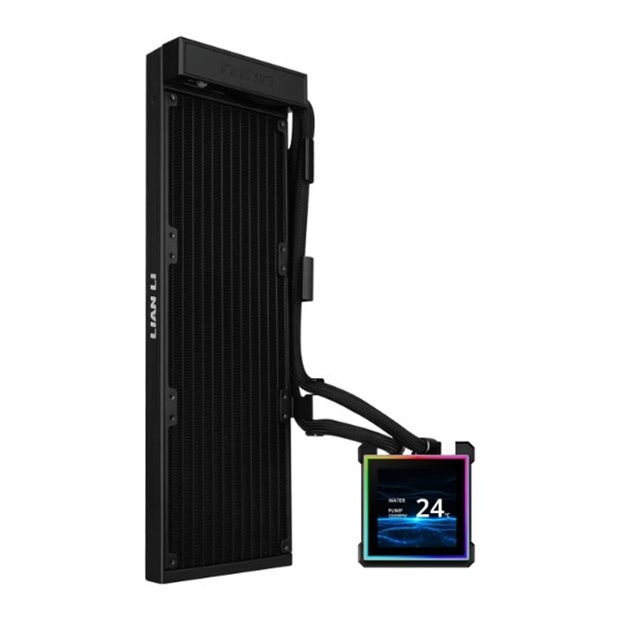 کولر پردازنده مایع لیان لی مشکی مدل Hydroshift II LCD-S 360TL AIO - 4