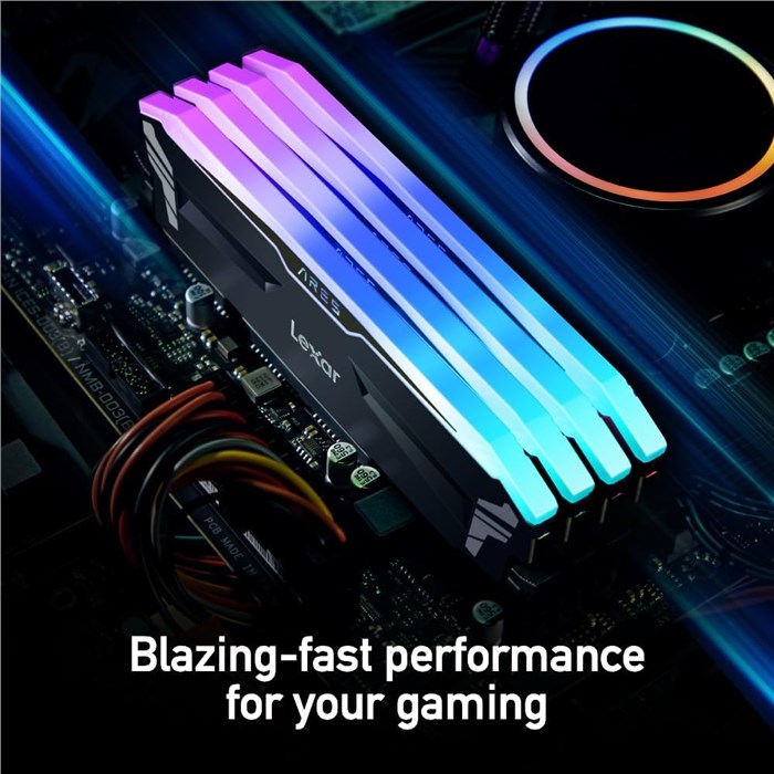 رم کامپیوتر لکسار Ares RGB DDR5 32GB Dual 6400MHz CL32 - 4