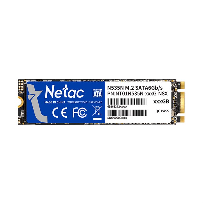 اس اس دی دو شیار اینترنال NETAC مدل N535N ظرفیت 512 گیگابایت
