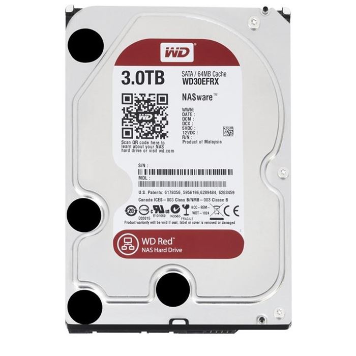 هارددیسک اینترنال وسترن دیجیتال سری Red ظرفیت 3 ترابایت - 3