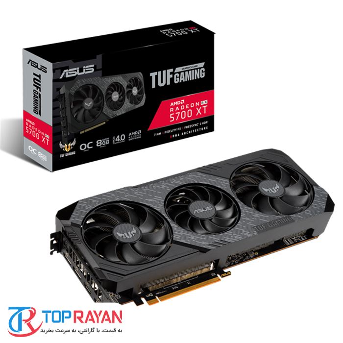 کارت گرافیک ایسوس مدل TUF 3-RX5700XT-O8G-EVO-GAMING حافظه 8 گیگابایت - 4