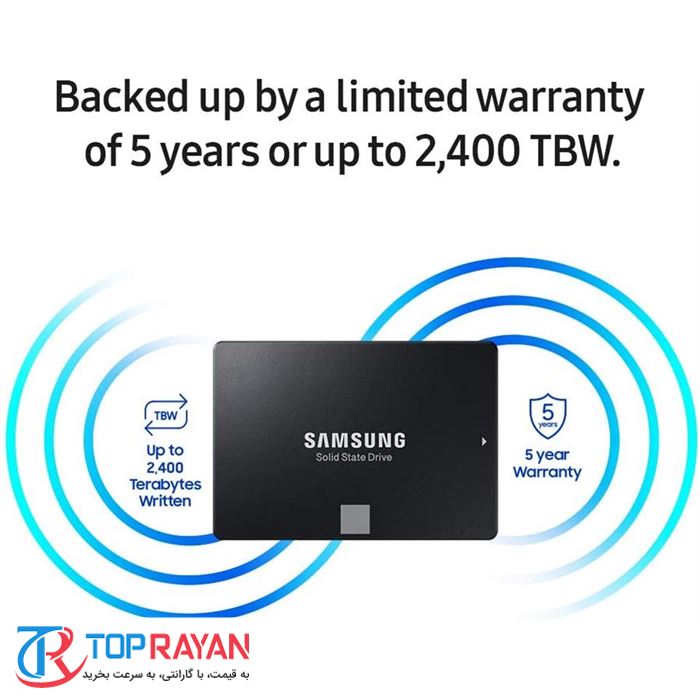 حافظه SSD اینترنال سامسونگ مدل EVO 860 2.5 Inch SATA III با ظرفیت 2 ترابایت - 3