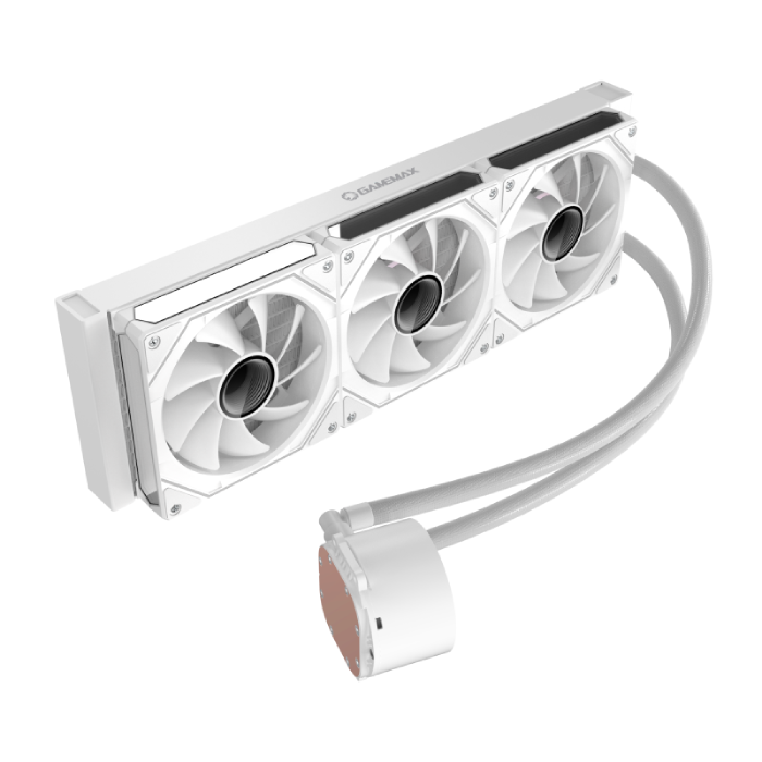 خنک کننده پردازنده مایع گیم مکس IceBurg 360 Digital White - 5