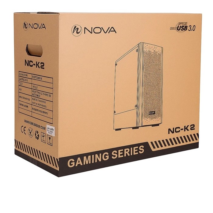 کیس کامپیوتر گیمینگ نوا مدلNC-K2 - 6