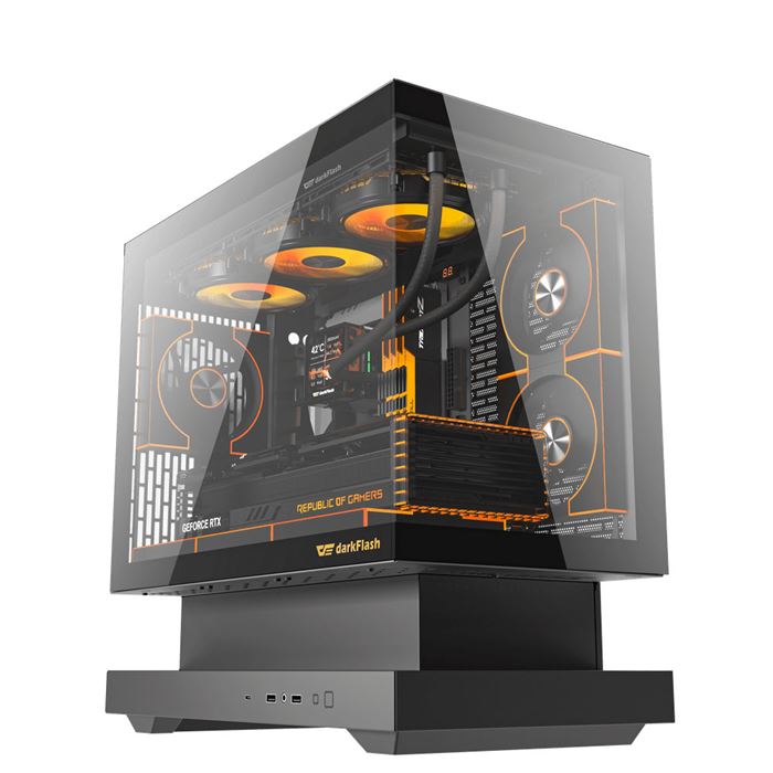 کیس کامپیوتر گیمینگ دارک فلش مدل FLOATRON F1 - 2
