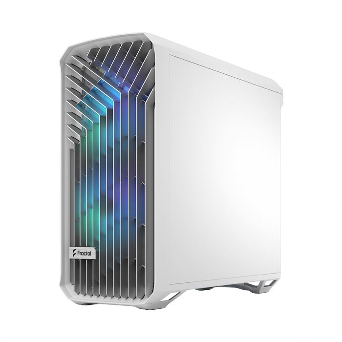 کیس Fractal Design Torrent RGB - White TG Clear Tint - 3