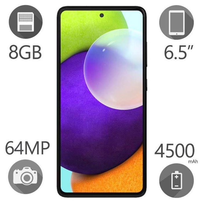 گوشی موبایل سامسونگ مدل Galaxy A52 5G ظرفیت 128 گیگابایت و 8 گیگابایت رم - 2