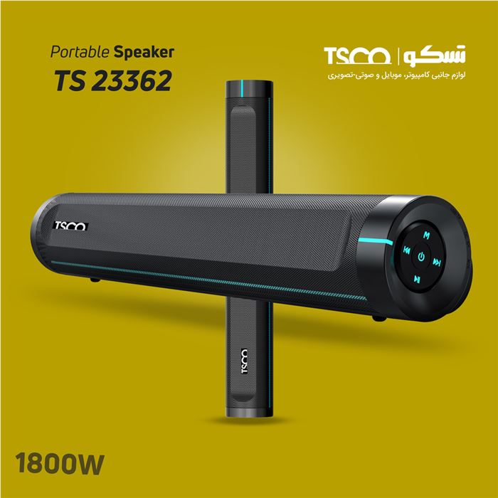 اسپیکر بلوتوثی قابل حمل تسکو مدل TS 23362 - 7