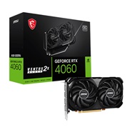 MSI GeForce RTX™ 4060 VENTUS 2X BLACK 8G OC Graphics Card