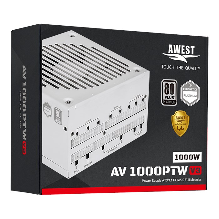 منبع تغذیه 1000 واتی اوست مدل  AV1000-PTW V3 - 2