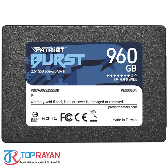 حافظه SSD اینترنال پاتریوت مدل Burst ظرفیت 960 گیگابایت - 5