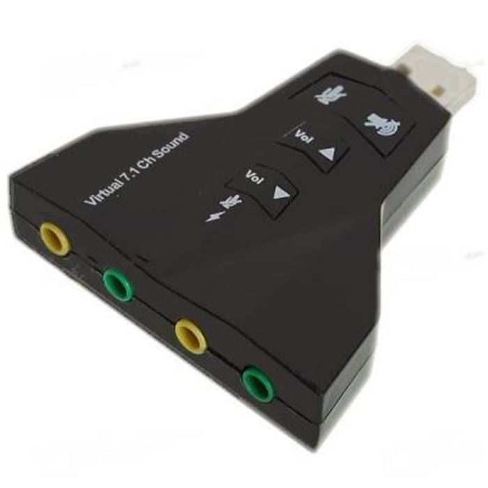 کارت صدا ولوم دار DIANA USB 7.1