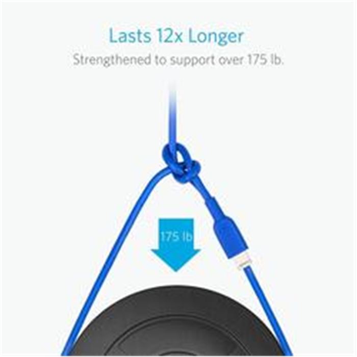 کابل لایتنینگ Anker مدل PowerLine DURA II با طول ۳ متر - 4