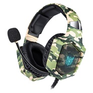 ONIKUMA K8 Green Camo Headset Gaming