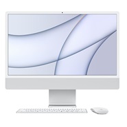 Apple iMac MGPD3 M1 chip 8-Core CPU 8-Core GPU 512GB SSD 24-inch 4.5K Retina Display Silver All in One