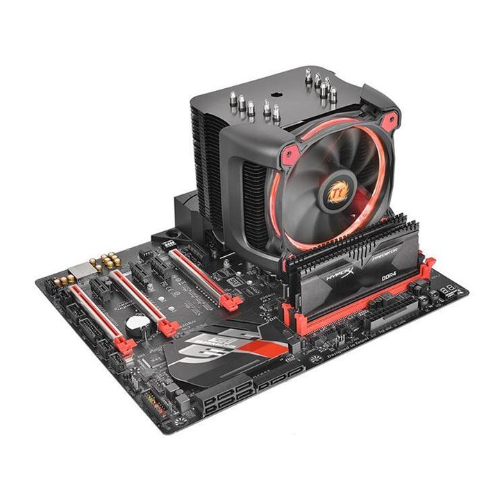 خنک کننده پردازنده ترمالتیک مدل Riing Silent 12 Pro Red - 7