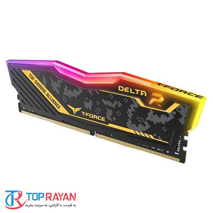 رم تیم گروپ مدل DELTA TUF Gaming Alliance RGB با حافظه ۸ گیگابایت و فرکانس ۳۲۰۰ مگاهرتز - 2