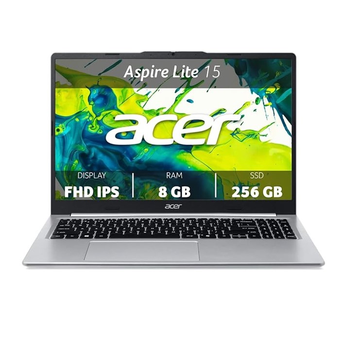 لپ تاپ ایسر مدل Aspire Lite AL15 پردازنده Ryzen 3 5400U رم 16GB DDR4 حافظه 512GB SSD گرافیک Radeon