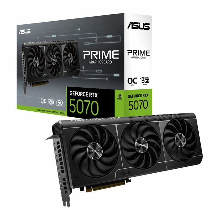 کارت گرافیک ایسوس PRIME GeForce RTX 5070 12GB GDDR7 OC Edition