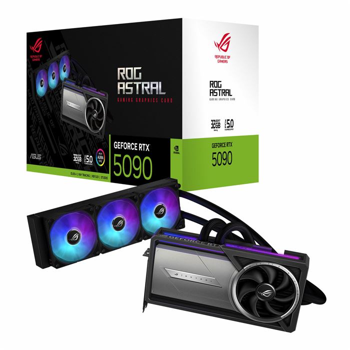 کارت گرافیک ایسوس ROG Astral LC GeForce RTX 5090 32GB GDDR7