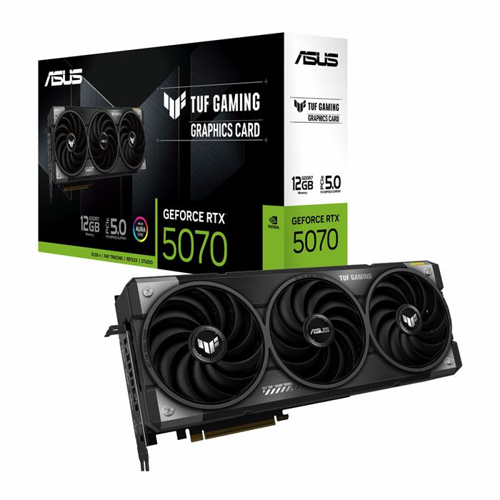 کارت گرافیک ایسوس TUF Gaming GeForce RTX 5070 12GB GDDR7