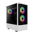 Gamdias TALOS E3 CG WH Mid Tower Case