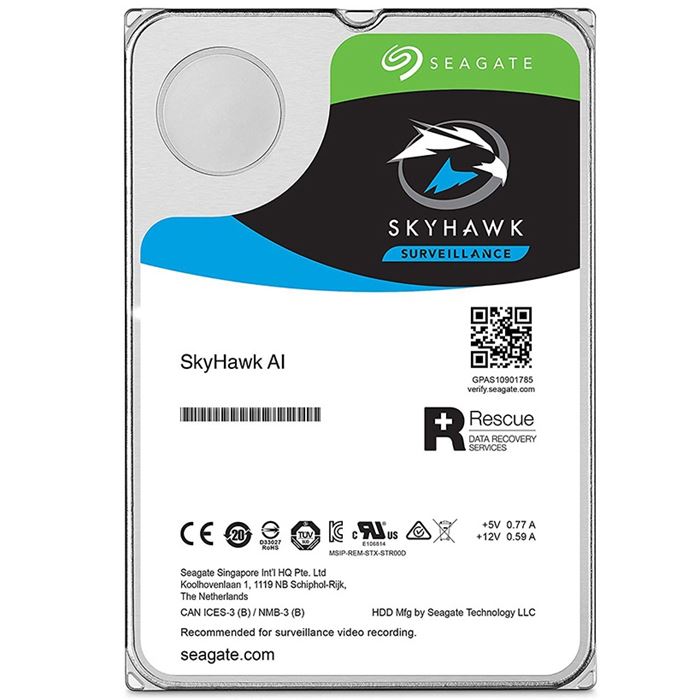 هارد سیگیت مدل ST۱۶۰۰۰VE۰۰۰۸ Skyhawk AI Surveillance با ظرفیت ۱۶ ترابایت