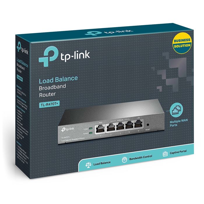 روتر و متعادل کننده پهنای باند تی پی-لینک مدل TL-R470T Plus - 6