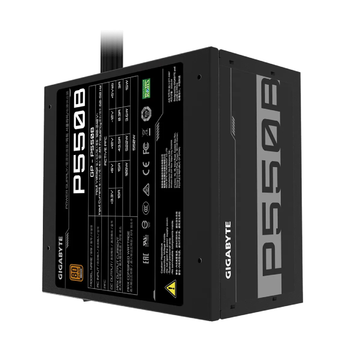 پاور 550 وات گیگابایت مدل GP-P550B - 4
