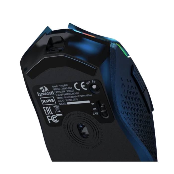 ماوس بی سیم گیمینگ ردراگون مدل Trident Pro M693 - 6