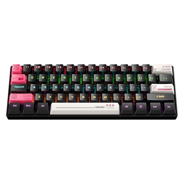 کیبورد گیمینگ اونیکوما مدل G55 RGB، مکانیکال سوییچ قهوه‌ای، Tenkeyless، نورپردازی RGB - 6