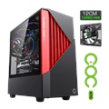 GameMax Contac COC BR Black Red Color Gaming Case