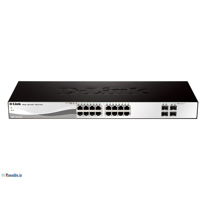 سوییچ 20 پورت و گیگابیتی دی-لینک مدل DGS-1210-20 با 16 پورت UTP و 4 پورت SFP - 6