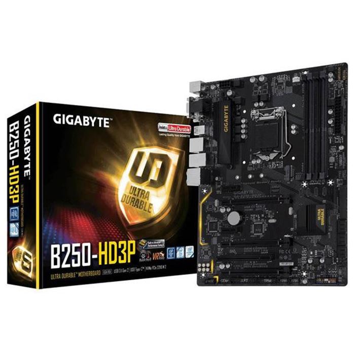 GigaByte GA-B250-HD3P LGA 1151 Motherboard - 6